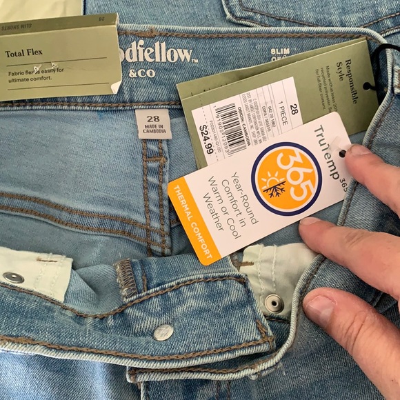 Goodfellow & Co Medium Wash Slim Jean Shorts - Picture 10 of 12